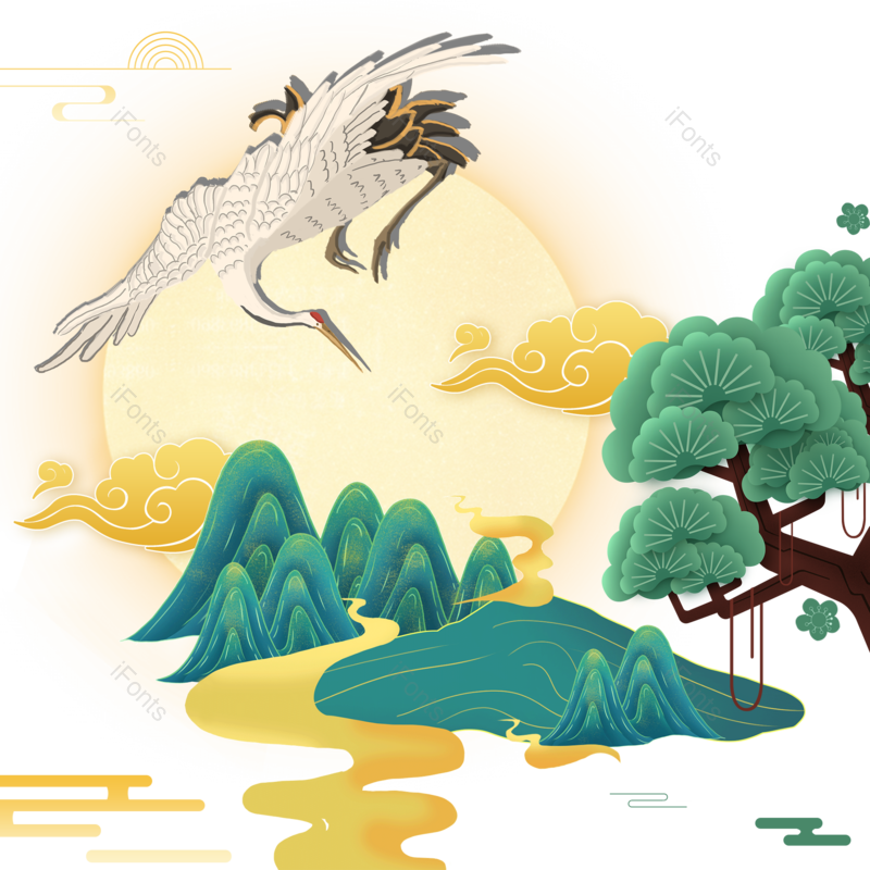 祥云图片,节日元素,中国风PNG,春节免抠素材